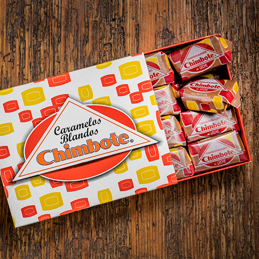 Caja de caramelos de dulce de leche Chimbote