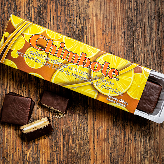 Galletitas de lim&oacute;n ba&ntilde;adas en chocolate