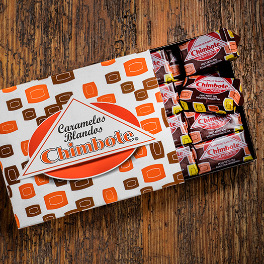 Caja de caramelos de chocolate